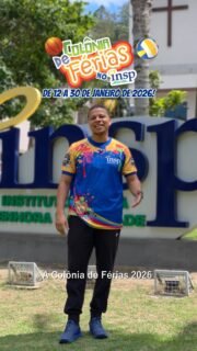 De 12 a 30 de janeiro de 2026! 🌞🏃♂️✨
As férias mais divertidas do INSP vêm aí!
Atividades esportivas, jogos, brincadeiras e muita energia boa para começar o ano com alegria! 💛
Garanta a vaga do seu pequeno!
📲 Mais informações: +55 21 98309-2019