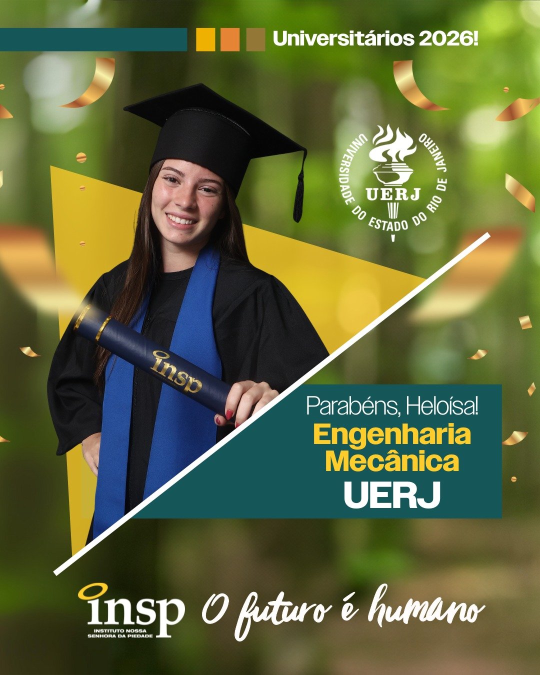 Parabéns, Heloísa! 🎓✨

Que orgulho ver essa conquista! O INSP Vest prepara o estudante para muito mais do que o vestibular. A união entre simulados fortes e o suporte ao controle emocional faz toda a diferença na hora da prova e reflete diretamente nessas aprovações. Esse é o Jeito Piedade de Educar!

👇 Estes são apenas alguns dos nossos destaques. Tem um resultado e quer compartilhar? Entre em contato com a coordenação do Ensino Médio.

#orgulho #conquista #sucesso #enem #parabéns #futuro #universidade #faculdade #ensinosuperior #resultados #escola #ensino #riodejaneiro #semprecomvoce #jacarepaguá #INSP