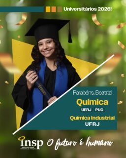 Parabéns, Beatriz! 🎓✨
Que orgulho ver essa conquista! O INSP Vest prepara o estudante para muito mais do que o vestibular. A união entre simulados fortes e o suporte ao controle emocional faz toda a diferença na hora da prova e reflete diretamente nessas aprovações. Esse é o Jeito Piedade de Educar!
👇 Estes são apenas alguns dos nossos destaques. Tem um resultado e quer compartilhar? Entre em contato com a coordenação do Ensino Médio.
#orgulho #conquista #sucesso #enem #parabéns #futuro #universidade #faculdade #ensinosuperior #resultados #escola #ensino #riodejaneiro #semprecomvoce #jacarepaguá #INSP