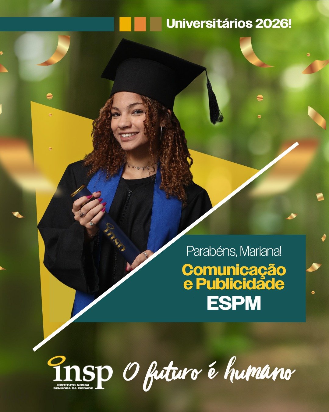Parabéns, Mariana! 🎓✨

Que orgulho ver essa conquista! O INSP Vest prepara o estudante para muito mais do que o vestibular. A união entre simulados fortes e o suporte ao controle emocional faz toda a diferença na hora da prova e reflete diretamente nessas aprovações. Esse é o Jeito Piedade de Educar!

👇 Estes são apenas alguns dos nossos destaques. Tem um resultado e quer compartilhar? Entre em contato com a coordenação do Ensino Médio.

#orgulho #conquista #sucesso #enem #parabéns #futuro #universidade #faculdade #ensinosuperior #resultados #escola #ensino #riodejaneiro #semprecomvoce #jacarepaguá #INSP