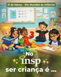 🎨✨ 21 de março – Dia Mundial da Infância

Celebrar a infância é reconhecer o valor das descobertas, da imaginação e dos primeiros passos que definem quem seremos no futuro. 💛

Aqui no INSP, cada criança encontra um espaço de acolhimento e estímulo. Valorizamos o aprender brincando e a construção de valores que ficam para a vida toda.

Cuidar da infância é semear um futuro com propósito. 🌱

#INSP #RiodeJaneiro #Infância #Brincar #Aprender