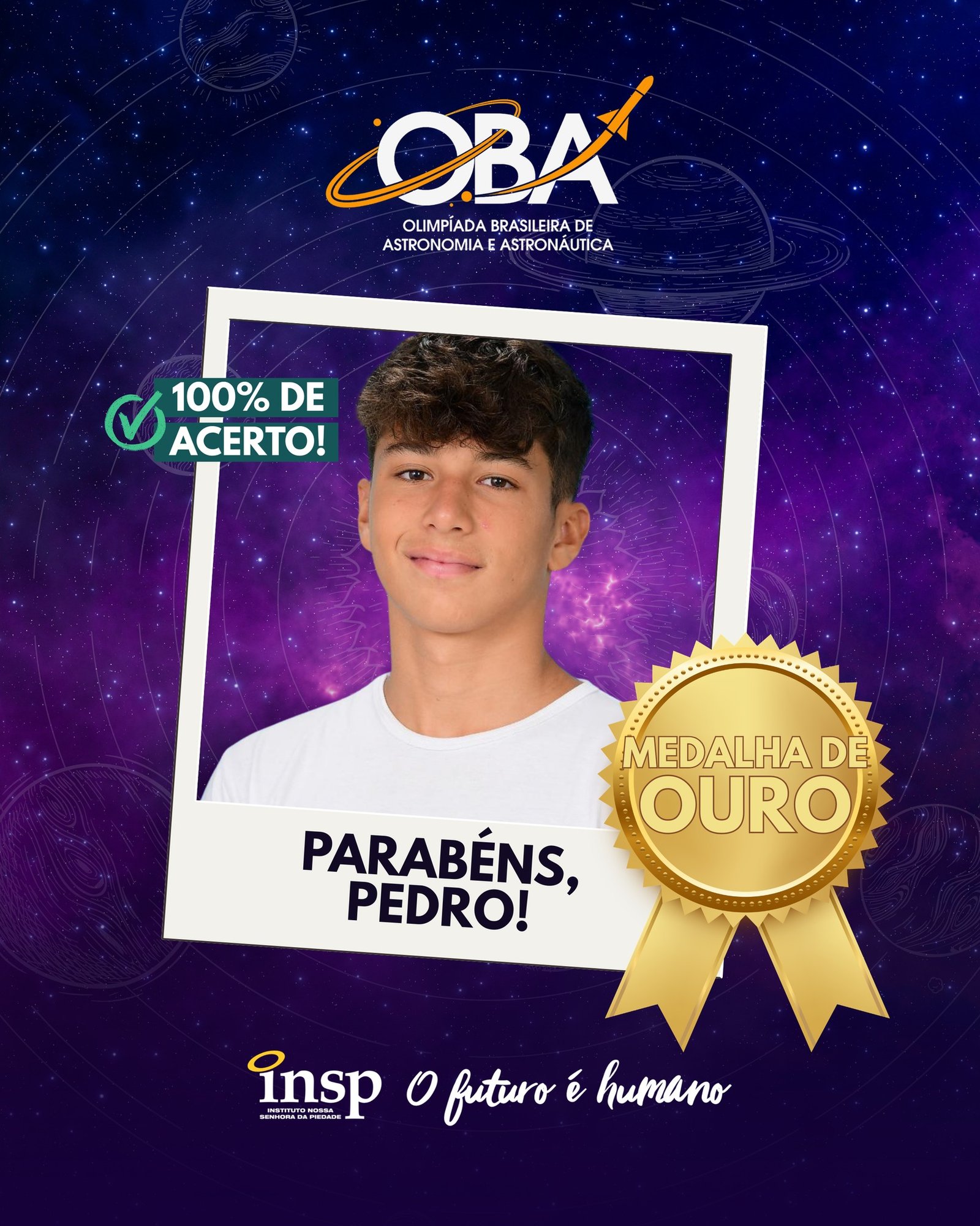 🌌 Mais uma conquista que veio do espaço… direto para o INSP!
Nossos estudantes brilharam na OBA 2026 — Olimpíada Brasileira de Astronomia e Astronáutica 🚀✨
Com dedicação, curiosidade e muito estudo, transformaram esforço em medalhas e orgulho em cada resultado.
Aqui, aprender é mirar alto… e alcançar as estrelas 🌠
#SouINSP #INSPJacarepaguá #OBA2026 #Astronomia #EducaçãoQueInspira #OrgulhoINSP
