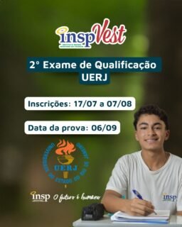 🚨🎓 Atenção, alunos do INSPVest!
Estão abertas as inscrições para o 2º Exame de Qualificação da UERJ 2027.
Se você deseja conquistar uma vaga na Universidade do Estado do Rio de Janeiro ou melhorar a pontuação obtida no primeiro exame, este é o momento de dar mais um passo rumo ao seu objetivo.
📅 Inscrições: até 07 de agosto
💳 Pagamento da taxa: até 10 de agosto
📝 Prova: 06 de setembro
No INSPVest, seguimos ao lado dos nossos alunos em cada etapa da preparação, oferecendo acompanhamento, estratégia e um ensino que transforma dedicação em resultados.
Fique atento aos prazos, mantenha o foco nos estudos e siga construindo o caminho para a sua aprovação! 🚀💙
#INSPVest #UERJ #VestibularUERJ #EnsinoMédio #RumoÀAprovação #ResultadosQueInspiram #INSP #OFuturoÉHumano