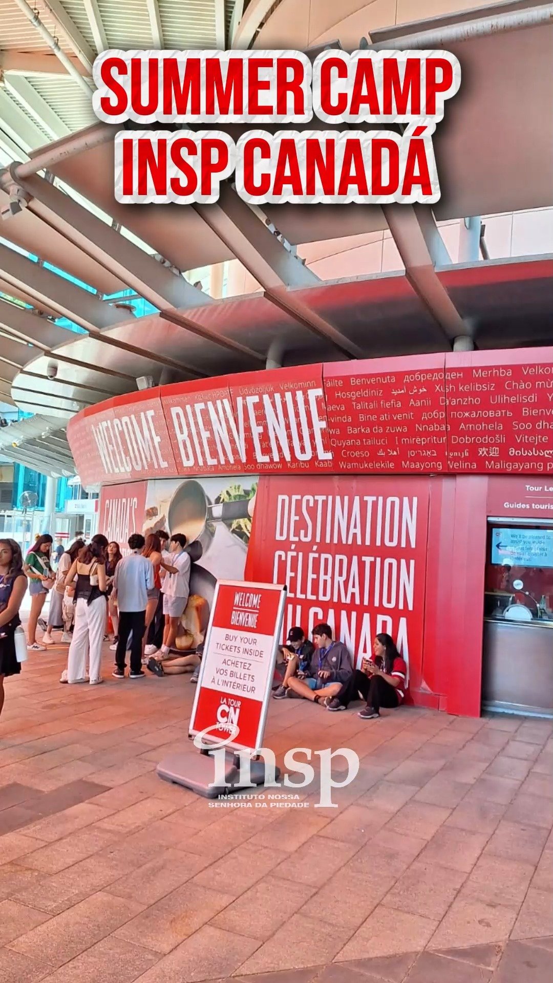 🏙️🇨🇦 Toda viagem começa com um sonho.

Conhecer a CN Tower era uma das grandes expectativas antes do embarque. E essa é apenas uma das muitas experiências que nossos alunos estão vivendo no Summer Camp do INSP.

Porque aprender também é descobrir o mundo de perto. 💙

#INSP #INSPNoCanadá #SummerCamp #CNTower #ExperiênciaInternacional