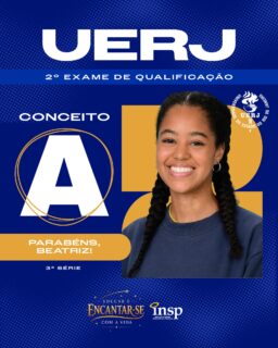 🎉🎓 Parabéns, Beatriz! 🎓
🎉 O INSP se enche de orgulho com a sua conquista: conceito A no segundo Exame de Qualificação da UERJ! 💙✨
Esse resultado é fruto de dedicação, foco e do Jeito Piedade de Educar que prepara nossos alunos não só para as provas, mas para os grandes desafios da vida. Que essa vitória seja a primeira de muitas nessa nova jornada rumo ao ensino superior!
#Conquista #Sucesso #Parabéns #INSP #EnsinoSuperior