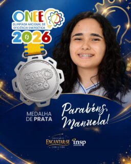 💡 Mais uma conquista cheia de energia… direto para o INSP!
Parabéns, Manuela, por conquistar Medalha de Prata na ONEE 2026 — Olimpíada Nacional de Eficiência Energética! ⚡🏆
A ONEE é uma competição educacional brasileira voltada à conscientização sobre o uso consciente e sustentável da energia elétrica. Com dedicação e muito estudo, nosso estudante transformou esforço em medalha e nos encheu de orgulho. 🌱
Aqui, aprender é iluminar o futuro… e construir um mundo mais consciente 🌍💚
#SouINSP #INSPJacarepaguá #ONEE2026 #Sustentabilidade #OrgulhoINSP