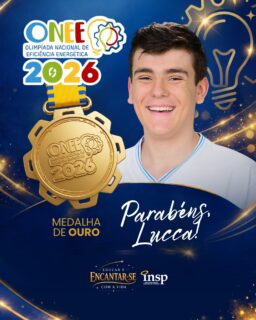 💡 Mais uma conquista cheia de energia… direto para o INSP!
Parabéns, Lucca, por conquistar Medalha de Ouro na ONEE 2026 — Olimpíada Nacional de Eficiência Energética! ⚡🏆
A ONEE é uma competição educacional brasileira voltada à conscientização sobre o uso consciente e sustentável da energia elétrica. Com dedicação e muito estudo, nosso estudante transformou esforço em medalha e nos encheu de orgulho. 🌱
Aqui, aprender é iluminar o futuro… e construir um mundo mais consciente 🌍💚
#SouINSP #INSPJacarepaguá #ONEE2026 #Sustentabilidade #OrgulhoINSP