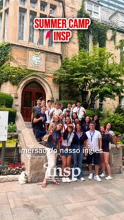 🇨🇦 SUMMER CAMP INSP | UMA EXPERIÊNCIA QUE VAI ALÉM DO INGLÊS
Uma experiência internacional pode ensinar muito mais do que um novo idioma.
No Summer Camp do INSP, nossos alunos viveram uma verdadeira imersão no inglês, conheceram pessoas de diferentes nacionalidades, tiveram contato com novas culturas e foram desafiados a desenvolver ainda mais a própria independência.
Como conta nosso aluno, a experiência também trouxe aprendizados que vão muito além da sala de aula: comunicação, confiança, convivência e uma nova perspectiva sobre o mundo.
Porque aprender um idioma é importante. Mas ter a oportunidade de vivê-lo em outro país transforma a maneira de aprender, se comunicar e enxergar novas possibilidades.