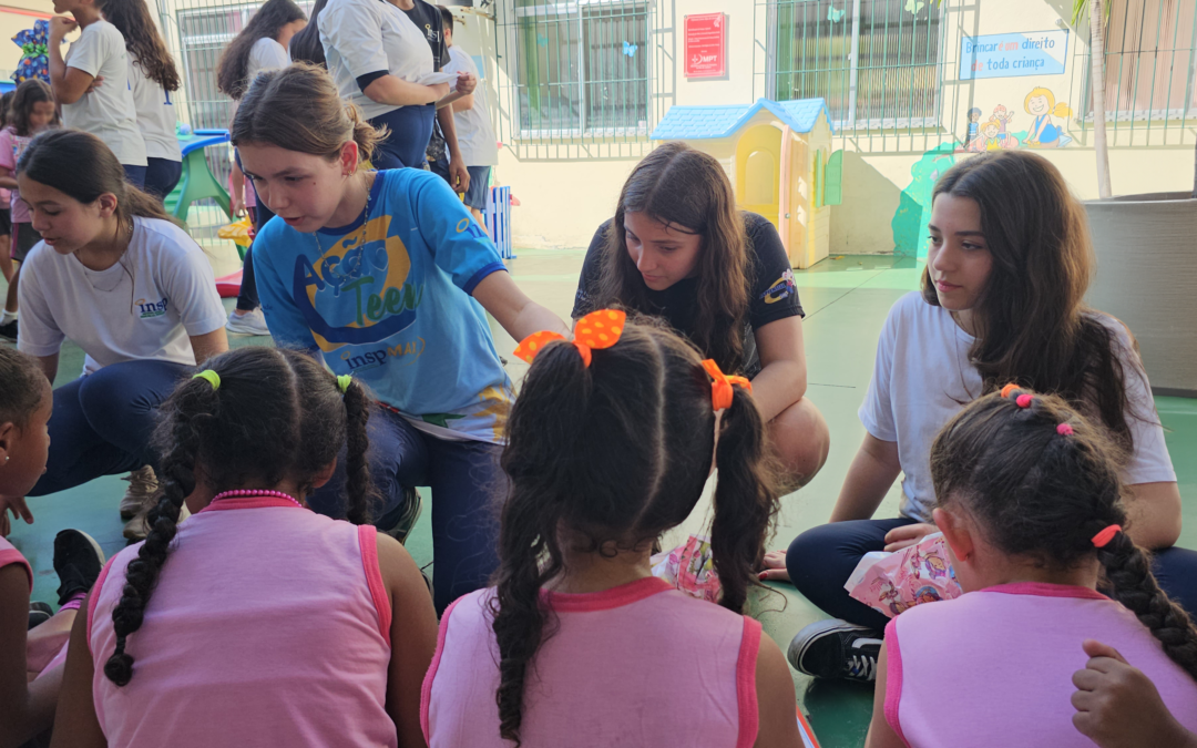 Ação Teen: Trazendo Alegria e Carinho para o Santa Rita de Cássia