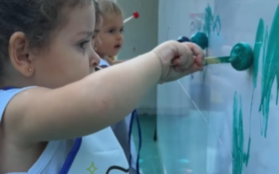 Pintando com gelo: uma explosão de cores e sensações!