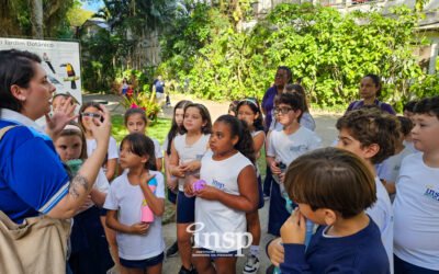 Uma aula diferente, em meio à natureza! 🌿